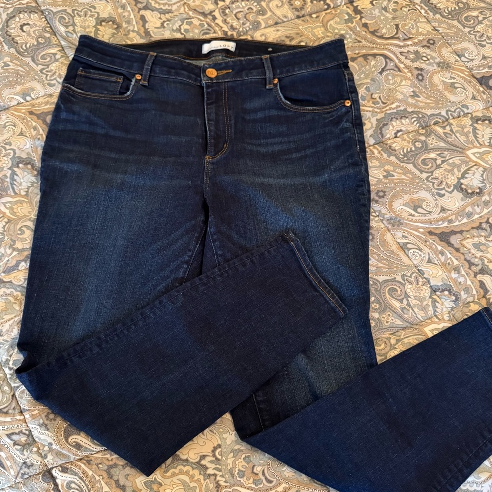 LOFT Curvy Skinny Jeans